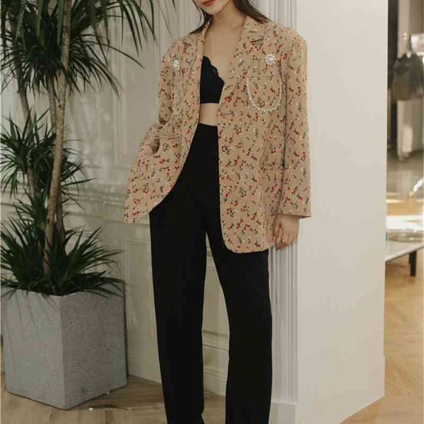 women's suits & blazers vintage floral women khaki pearl patch designer jacket autumn fashion button coat suit ladies 0bu1, White;black
women's suits & blazers vintage floral women khaki pearl patch designer jacket autumn fashion button coat suit ladies 0bu1, White;black
