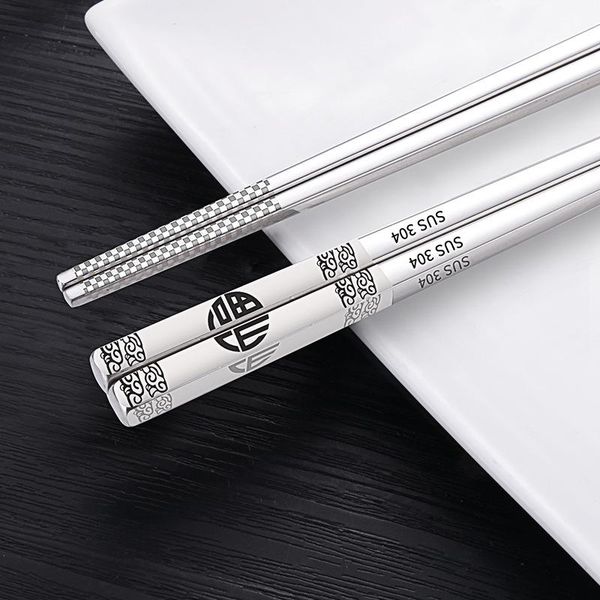 chopsticks stainless steel square chinese silver non-slip reusable metal healthy sushi tableware for kitchen
chopsticks stainless steel square chinese silver non-slip reusable metal healthy sushi tableware for kitchen