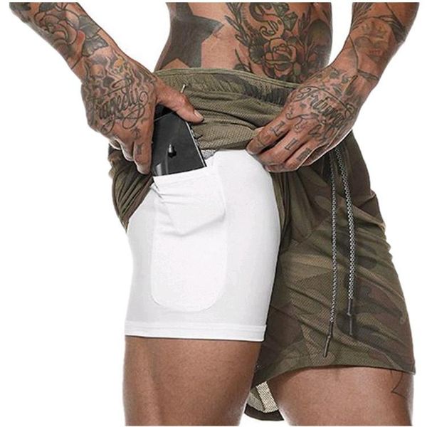 muscle brothers fitness shorts trend men's solid color double elastic quick drying tank casual oversized pants, White;black 
muscle brothers fitness shorts trend men's solid color double elastic quick drying tank casual oversized pants, White;black