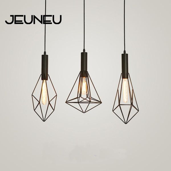 pendant lamps nordic creative light led e27 iron living room balcony dining diamond three heads geometric black lamp
pendant lamps nordic creative light led e27 iron living room balcony dining diamond three heads geometric black lamp