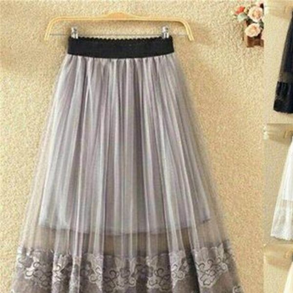 elastic high waist beading embroidery women skirt mesh tulle fashion long pleated pink pz3389, Black
elastic high waist beading embroidery women skirt mesh tulle fashion long pleated pink pz3389, Black