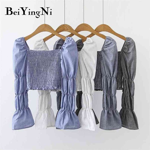 female cropped plaid retro lantern long sleeve club shirts woman elastic korean slim casual blusas mujer 210506, White
female cropped plaid retro lantern long sleeve club shirts woman elastic korean slim casual blusas mujer 210506, White