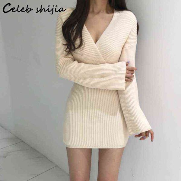 shijia v-neck apricot knitted dress woman autumn winter korean mini dress sweater female 2021 fall black knitting clothing y1204, Black;gray
shijia v-neck apricot knitted dress woman autumn winter korean mini dress sweater female 2021 fall black knitting clothing y1204, Black;gray