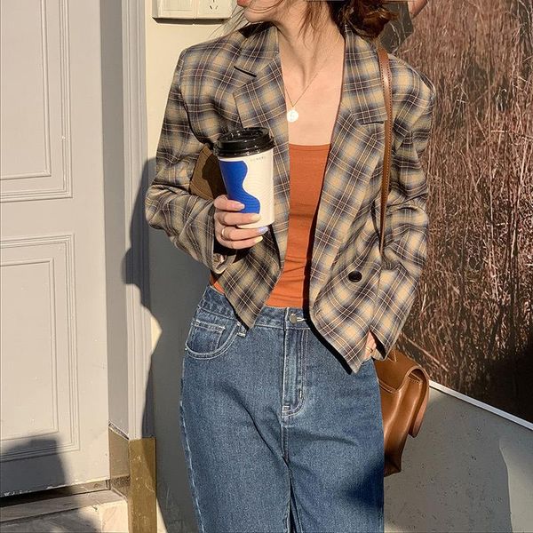 bump color restoring ancient ways grid jackets women shoulder pads are brief paragraph 2021 spring han edition easy t women's suits & b, White;black
bump color restoring ancient ways grid jackets women shoulder pads are brief paragraph 2021 spring han edition easy t women's suits & b, White;black