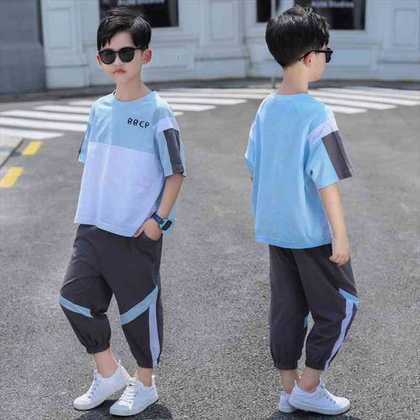 5-16t boys clothes summer sport clothing set fashion o-neck patchwork two pieces suit for children teens high quality, White
5-16t boys clothes summer sport clothing set fashion o-neck patchwork two pieces suit for children teens high quality, White