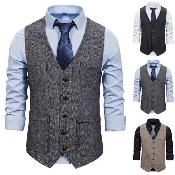 men's vests formal business wedding vest slim fit suit waistcoat evening party bussiness coat sleeveless, Black;white
men's vests formal business wedding vest slim fit suit waistcoat evening party bussiness coat sleeveless, Black;white