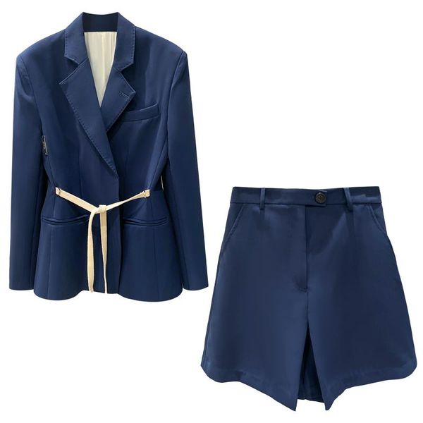 women's tracksuits getspring women blazer pants set bandage retro casual long suit coats all match high waist short fashion two-piece, Gray
women's tracksuits getspring women blazer pants set bandage retro casual long suit coats all match high waist short fashion two-piece, Gray