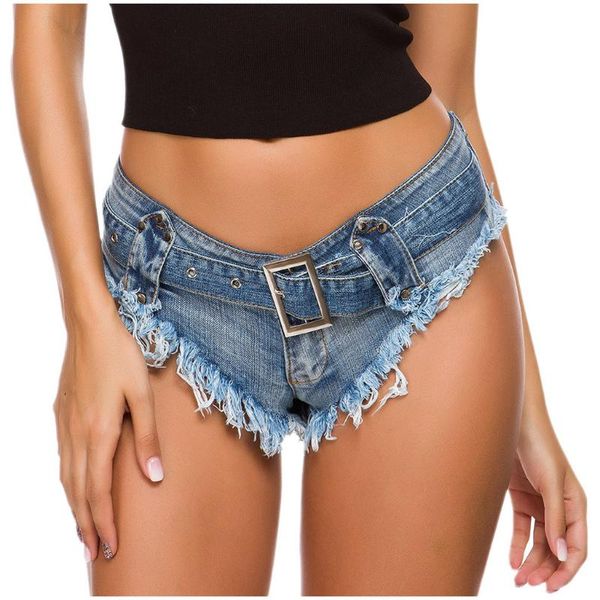 women's jeans women beach denim shorts womens hole mini micro ultra low waist club with belt, Blue
women's jeans women beach denim shorts womens hole mini micro ultra low waist club with belt, Blue