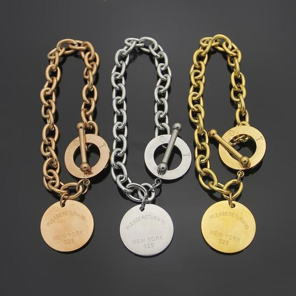 link, chain wholesale ot clasp bracelet peach round men and women rough crazy & necklace, Black
link, chain wholesale ot clasp bracelet peach round men and women rough crazy & necklace, Black