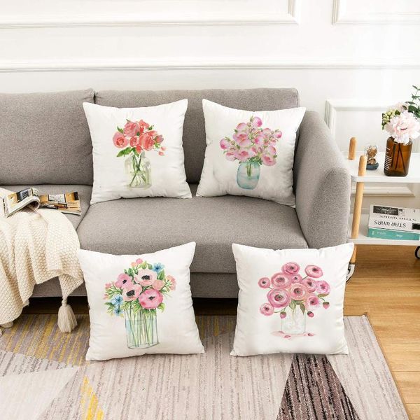 cushion/decorative pillow pink flower print cushion cover fashion pillowcase decor living room sofa home office pillows decorative garden co
cushion/decorative pillow pink flower print cushion cover fashion pillowcase decor living room sofa home office pillows decorative garden co