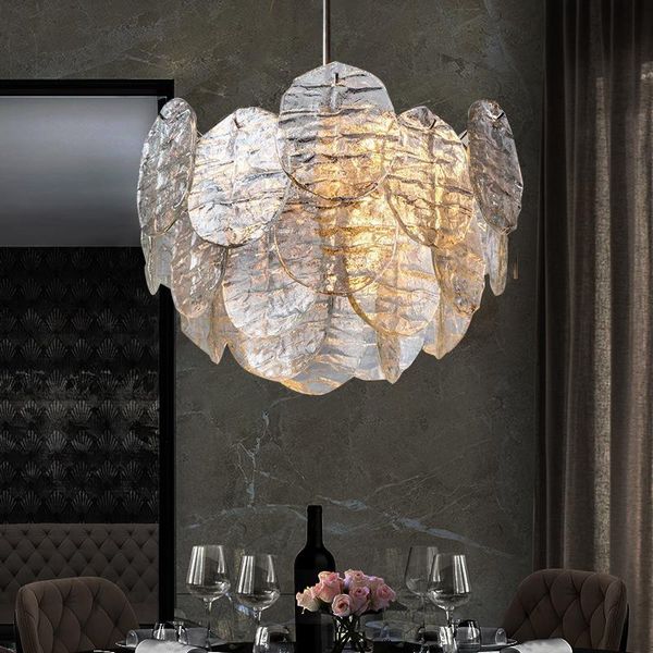 pendant lamps post-modern nordic glass leaf chandelier designer living room restaurant light in the bedroom creative feather simple art
pendant lamps post-modern nordic glass leaf chandelier designer living room restaurant light in the bedroom creative feather simple art