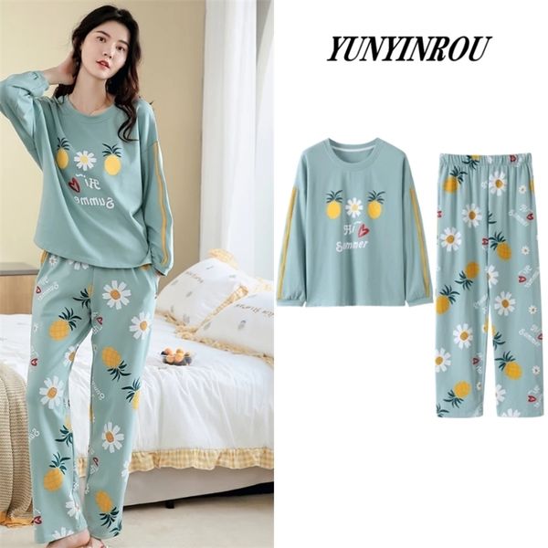 spring autumn knitted cotton elegant women's sleep lounge pajama long sleeved female set pyjamas sleepwear -5xl fashion 211106, Black;red
spring autumn knitted cotton elegant women's sleep lounge pajama long sleeved female set pyjamas sleepwear -5xl fashion 211106, Black;red