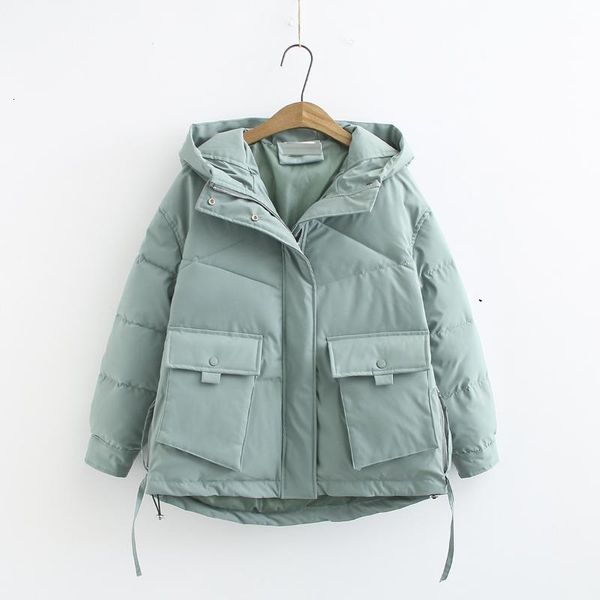 women's down & parkas fannic winter fashion japan style loose hooded zippers thickened pocket solid color jacket women m98z, Black
women's down & parkas fannic winter fashion japan style loose hooded zippers thickened pocket solid color jacket women m98z, Black