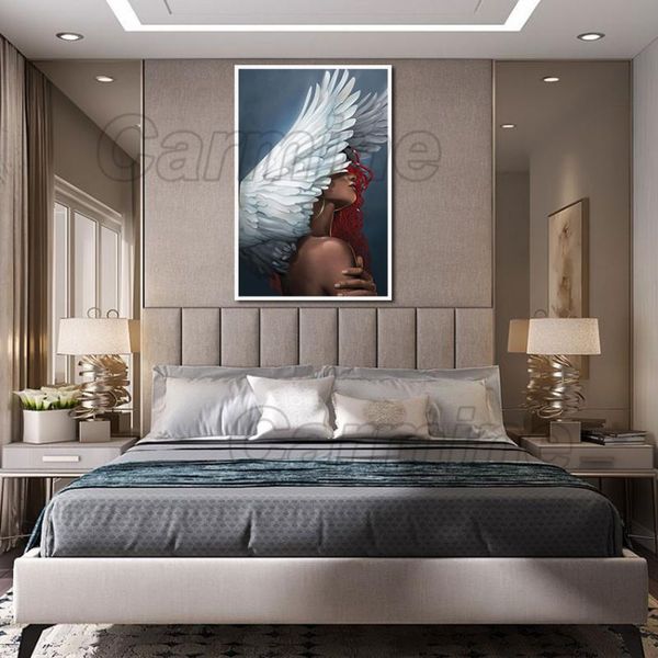 paintings figure painting black man angel wings hd print poster home living room and bedroom wall art decoration customized
paintings figure painting black man angel wings hd print poster home living room and bedroom wall art decoration customized