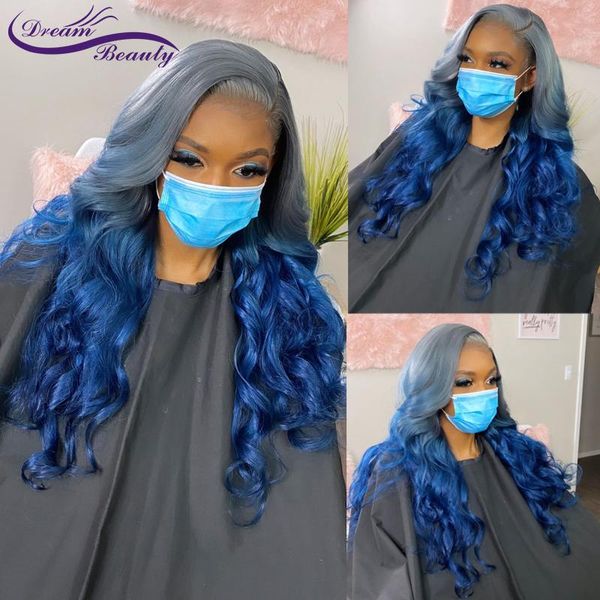 grey/blue lace front human hair wigs transparent preplucked 13x4 180% brazilian body wave frontal wig with baby remy, Black;brown
grey/blue lace front human hair wigs transparent preplucked 13x4 180% brazilian body wave frontal wig with baby remy, Black;brown
