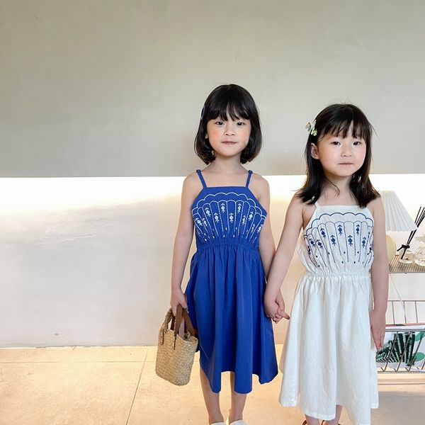 summer fashion unique embroidery slip dress for girls casual cotton holiday style dresses 210508, Red;yellow
summer fashion unique embroidery slip dress for girls casual cotton holiday style dresses 210508, Red;yellow