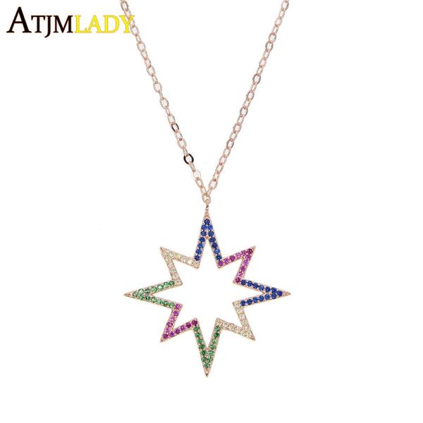 pendant necklaces est design colours cz crystal micro paved howllow lucky star necklace&pendants for women girls rose gold color jewelry, Silver
pendant necklaces est design colours cz crystal micro paved howllow lucky star necklace&pendants for women girls rose gold color jewelry, Silver