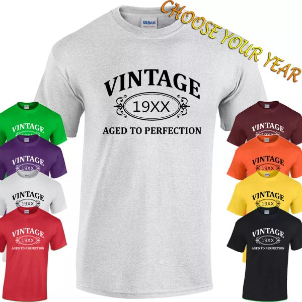 vintage envejecido to perfection regalo cumpleaños regalo camiseta elige tu año, White;black
vintage envejecido to perfection regalo cumpleaños regalo camiseta elige tu año, White;black