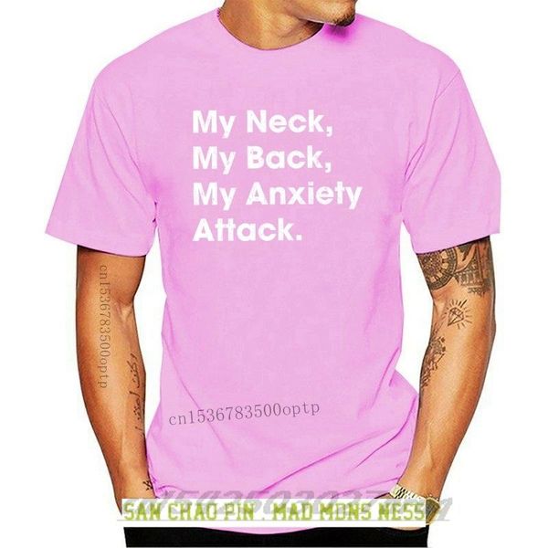 men's t-shirts tshirts mens my neck back anxiety attack tshirt funny self mocking tee for guys t shirts o-neck, White;black
men's t-shirts tshirts mens my neck back anxiety attack tshirt funny self mocking tee for guys t shirts o-neck, White;black