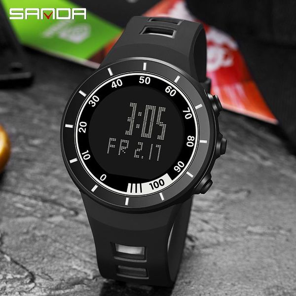 wristwatches sanda 2021 men's sports watch led digital electronic fashion waterproof relogio masculino 9001, Slivery;brown
wristwatches sanda 2021 men's sports watch led digital electronic fashion waterproof relogio masculino 9001, Slivery;brown