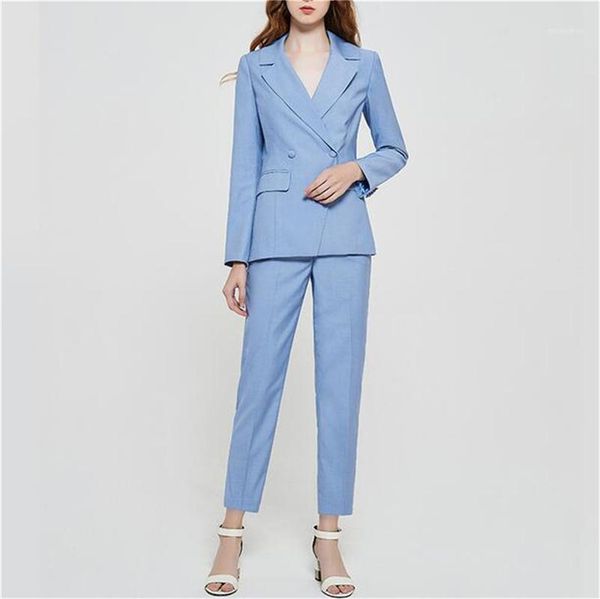 blue double breated women suits (jacket+pants)women business pantsuit office style female trouser suit custom made women's two piece pa, White
blue double breated women suits (jacket+pants)women business pantsuit office style female trouser suit custom made women's two piece pa, White