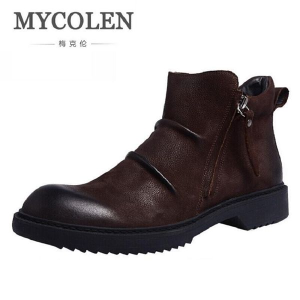 boots mycolen men shoes ankle basic luxury genuine leather winter zipper rubber flat sneaker black botas tacticas
boots mycolen men shoes ankle basic luxury genuine leather winter zipper rubber flat sneaker black botas tacticas