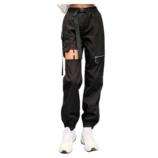 women's pants & capris autumn and winter women fashion hollow drawstring cargo belt buckle high waist zipper casual pantalones de mujer, Black;white
women's pants & capris autumn and winter women fashion hollow drawstring cargo belt buckle high waist zipper casual pantalones de mujer, Black;white