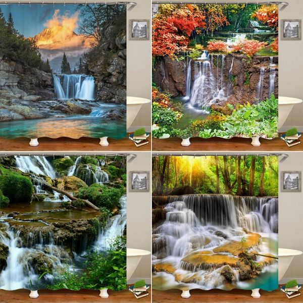 mountain forest scenery natural landscape 3d bathroom curtain modern shower curtains home decoration with 12 hooks large size
mountain forest scenery natural landscape 3d bathroom curtain modern shower curtains home decoration with 12 hooks large size