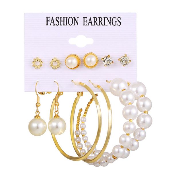 vintage geometric round imitate pearl big pendant earring set for women bohemia gold metal circle large dangle earrings jewelry, Silver
vintage geometric round imitate pearl big pendant earring set for women bohemia gold metal circle large dangle earrings jewelry, Silver