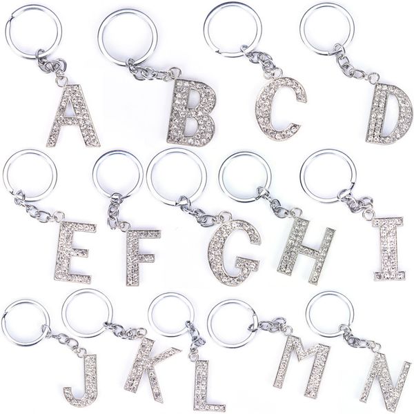 letters initial letter key ring chain keychain fashion new crystal rhinestone alphabet keyring, Silver
letters initial letter key ring chain keychain fashion new crystal rhinestone alphabet keyring, Silver