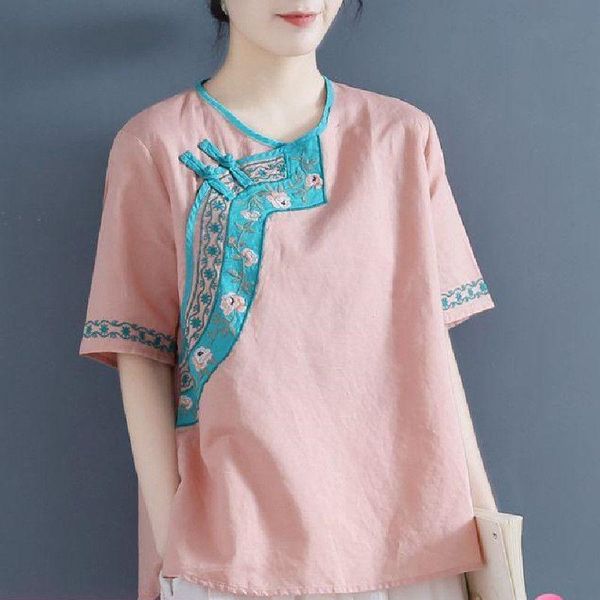 women's blouses & shirts oversized short sleeve stitch floral shirt cotton women 2022 summer large long tunics kawaii clothes basic plu, White
women's blouses & shirts oversized short sleeve stitch floral shirt cotton women 2022 summer large long tunics kawaii clothes basic plu, White