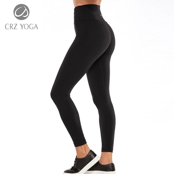 crz yoga womens naked feeling high-rise tight yoga pants workout fitness leggings with high elasticity-25 inches, Black
crz yoga womens naked feeling high-rise tight yoga pants workout fitness leggings with high elasticity-25 inches, Black