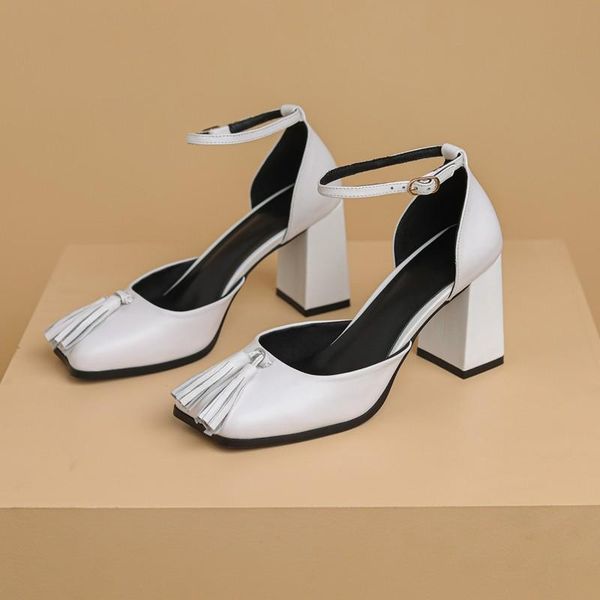 dress shoes fashion fringe tassel sandals women summer square toe genuine leather ankle wrap high heels ladies party gold size 42, Black
dress shoes fashion fringe tassel sandals women summer square toe genuine leather ankle wrap high heels ladies party gold size 42, Black
