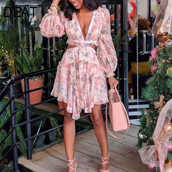 spring long sleeve v neck pink floral print hollow out ruffled knee length chiffon dress women mh842 210525, Black;gray
spring long sleeve v neck pink floral print hollow out ruffled knee length chiffon dress women mh842 210525, Black;gray