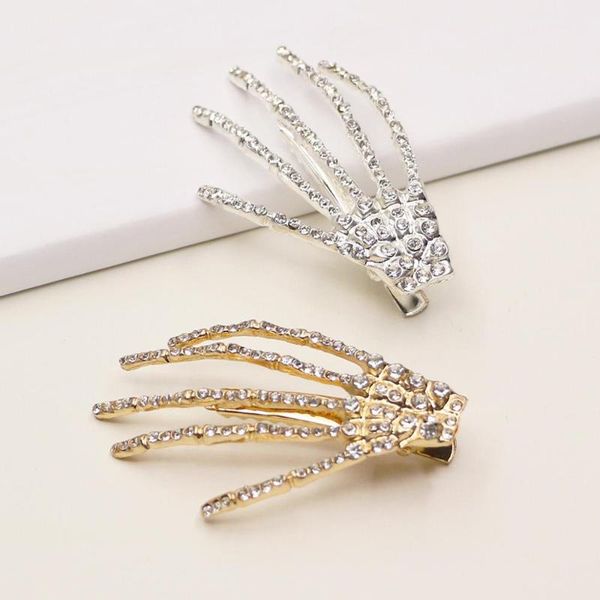 hair clips & barrettes harajuku style hand claw hairpin rhinestone skull nightclub bengdi halloween accessories, Golden;silver
hair clips & barrettes harajuku style hand claw hairpin rhinestone skull nightclub bengdi halloween accessories, Golden;silver