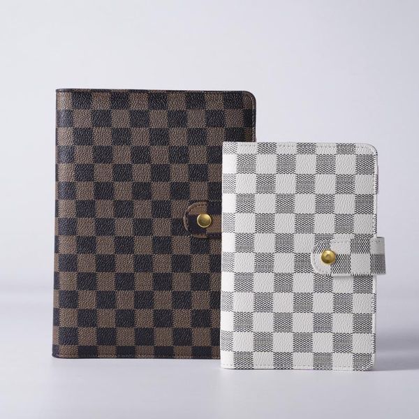 notepads hardcover a5 a6 designed ring binder organizer journal diary notebooks cover luxury leather checkered planner case, Purple;pink
notepads hardcover a5 a6 designed ring binder organizer journal diary notebooks cover luxury leather checkered planner case, Purple;pink