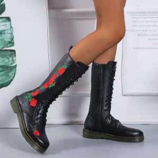 boots women winter for basic mid calf round toe zip platform boot female shoes warm lace up, Black
boots women winter for basic mid calf round toe zip platform boot female shoes warm lace up, Black