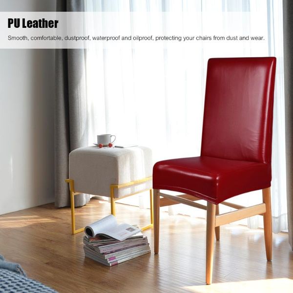 chair covers 2pcs pu leather stretchable dining back seat waterproof oilproof dustproof ceremony slipcovers protectors
chair covers 2pcs pu leather stretchable dining back seat waterproof oilproof dustproof ceremony slipcovers protectors
