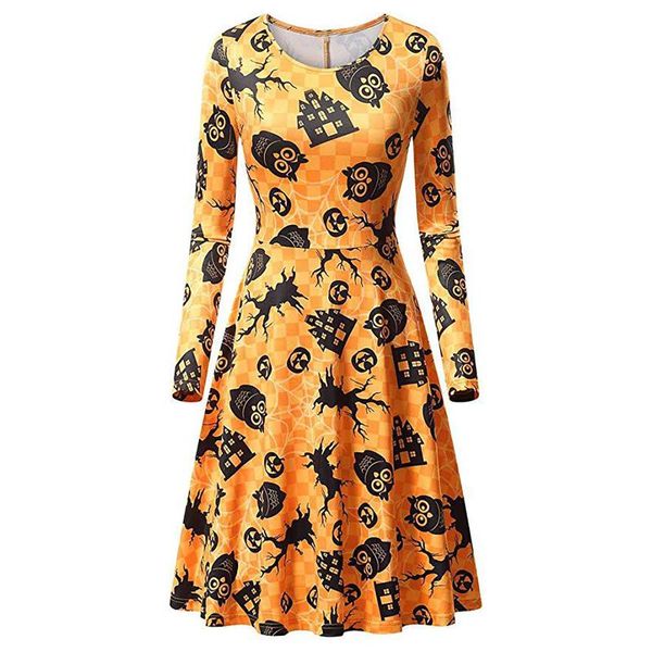 casual dresses women long sleeve pumpkin printed halloween dress 2021 vintage plus size round neck knee length floral, Black;gray
casual dresses women long sleeve pumpkin printed halloween dress 2021 vintage plus size round neck knee length floral, Black;gray