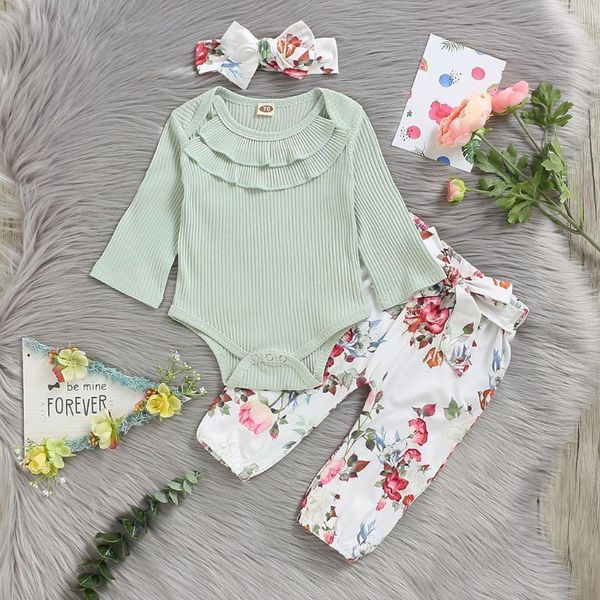 clothing sets infant baby girls fashion outfits toddler girl ruffles long sleeve bodysuit floral pants headband ropa 2021, White
clothing sets infant baby girls fashion outfits toddler girl ruffles long sleeve bodysuit floral pants headband ropa 2021, White