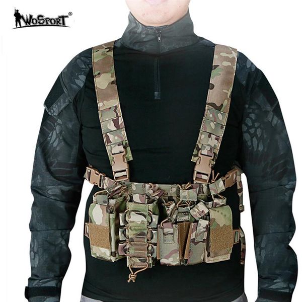 wosport multi-functional strap chest rig backpack outdoor swat hunting military army shooting fighting tactical combat vest jackets, Camo;black
wosport multi-functional strap chest rig backpack outdoor swat hunting military army shooting fighting tactical combat vest jackets, Camo;black