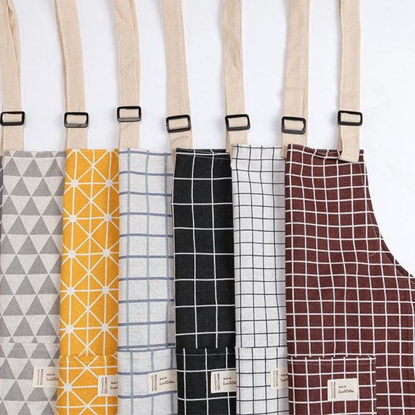 aprons plaids apron for kitchen home cooking baking cleaning cotton linen accessories restaurant
aprons plaids apron for kitchen home cooking baking cleaning cotton linen accessories restaurant