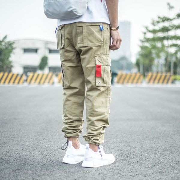 men's jeans ly street style fashion men loose fit multi pockets casual cargo pants overalls drawstring designer hip hop joggers, Blue
men's jeans ly street style fashion men loose fit multi pockets casual cargo pants overalls drawstring designer hip hop joggers, Blue