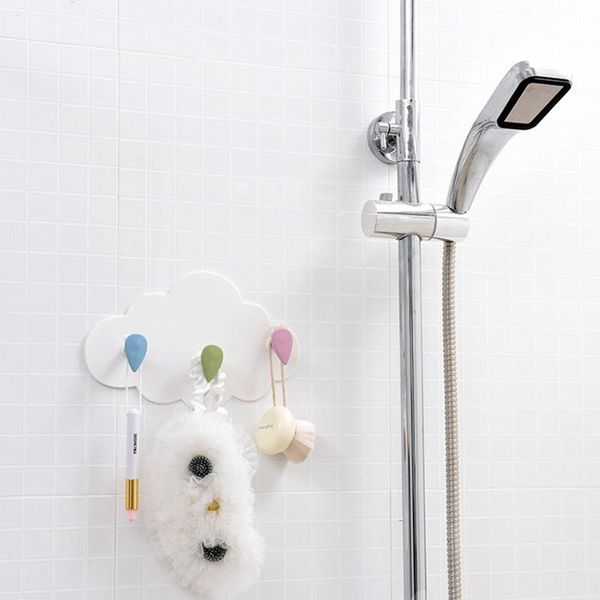 hooks & rails cartoon cloud shape wall strong adhesive bathroom coat rack sundries 3 hook holder for hanging room decoration ts2
hooks & rails cartoon cloud shape wall strong adhesive bathroom coat rack sundries 3 hook holder for hanging room decoration ts2