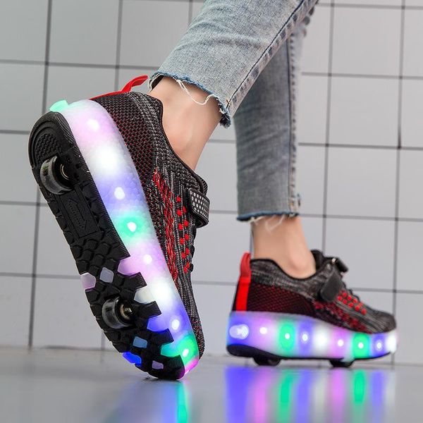 boy girl usb charging light up children tennis sneakers shoes with two double wheels kids boys grils roller skate sneaker shoe athletic & ou, Black
boy girl usb charging light up children tennis sneakers shoes with two double wheels kids boys grils roller skate sneaker shoe athletic & ou, Black