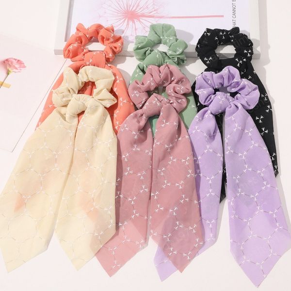 2021 women fashion chiffon streamer large intestine hair ring simple ponytail hair accessory headwear, Slivery;white
2021 women fashion chiffon streamer large intestine hair ring simple ponytail hair accessory headwear, Slivery;white