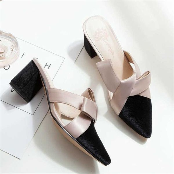 sandals bowknot arrived women's slippers pointed finger shoes high fashion zapatos mujer e121 w84f, Black
sandals bowknot arrived women's slippers pointed finger shoes high fashion zapatos mujer e121 w84f, Black