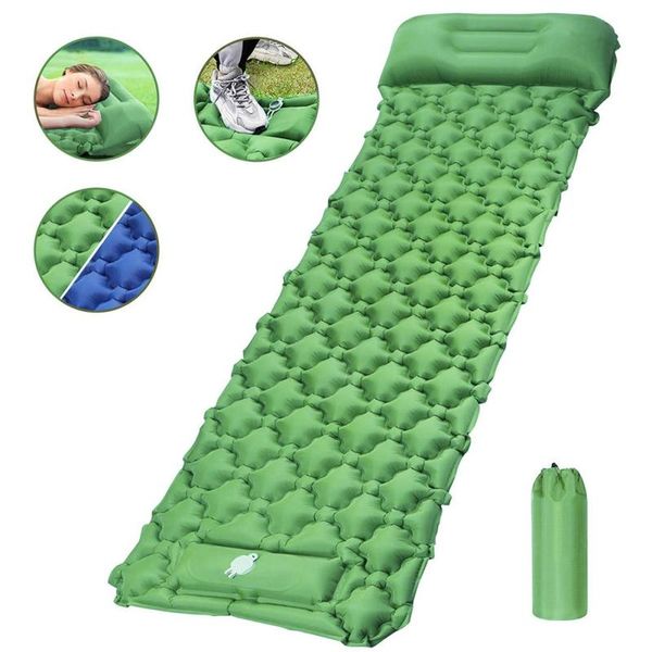 camping sleeping pad ultralight inflatable picnic tent mat with air pillow and built in pump mattresses outdoor pads
camping sleeping pad ultralight inflatable picnic tent mat with air pillow and built in pump mattresses outdoor pads
