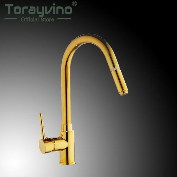 kitchen faucets torayvino pull out faucet gold mixer deck mounted tap solid brass 360 rotation
kitchen faucets torayvino pull out faucet gold mixer deck mounted tap solid brass 360 rotation