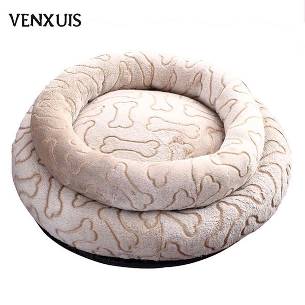 venxuis round cartoon bone pet bed for dog soft cotton warm linen mat breathable cat sofa sleeping kennels & pens
venxuis round cartoon bone pet bed for dog soft cotton warm linen mat breathable cat sofa sleeping kennels & pens